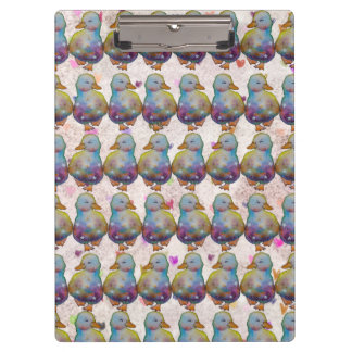 Porte-bloc Duck named Rainbow