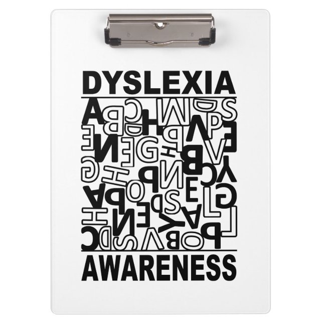 Porte-bloc Dyslexie Sensibilisation Dyslexie Enseignants Étud (Devant)