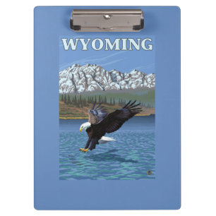 Porte-bloc Eagle chauve plongeant - le Wyoming
