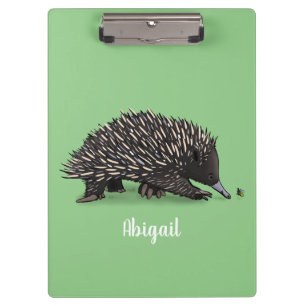 Porte-bloc Echidna mignonne avec dessin animé d'abeille