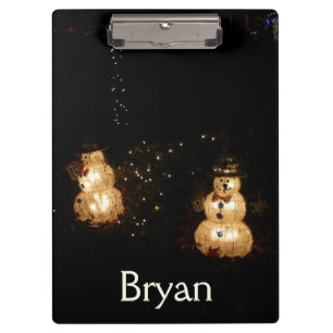 Porte-bloc Écran Luminaire Snowman