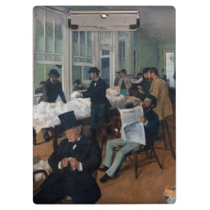 Porte-bloc Edgar Degas - Bureau de coton à la Nouvelle-Orléan