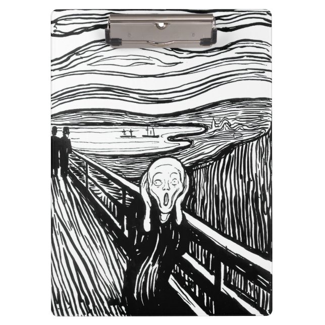 Porte-bloc Edvard Munch - La lithographie de cri (Devant)