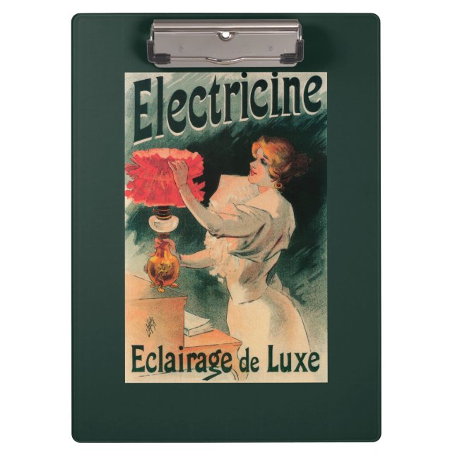 Porte-bloc Electricine PosterFrance promotionnel (Devant)