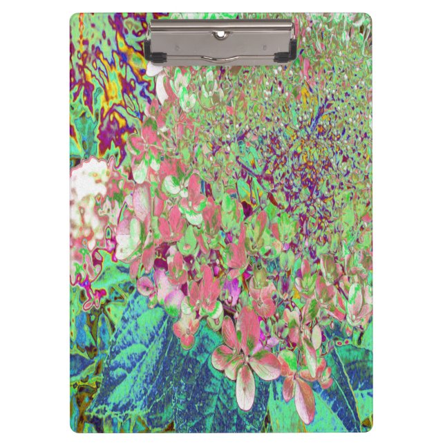 Porte-bloc Élégant Corail et Chartreuse Limelight Hydrangea (Devant)