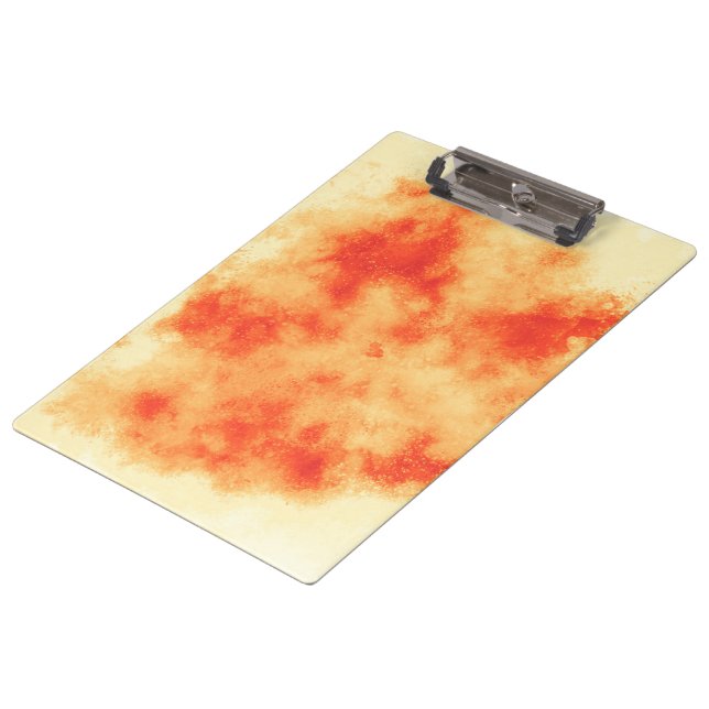 Porte-bloc Elégant effet nuage Storm motif Orange (Incliné)