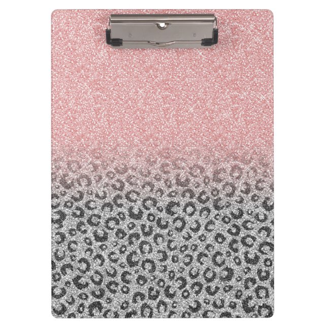 Porte-bloc Élégant Rose Gold Parties scintillant Empreinte de (Devant)