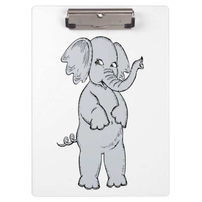 PORTE-BLOC ELEPHANT FILLE (Devant)
