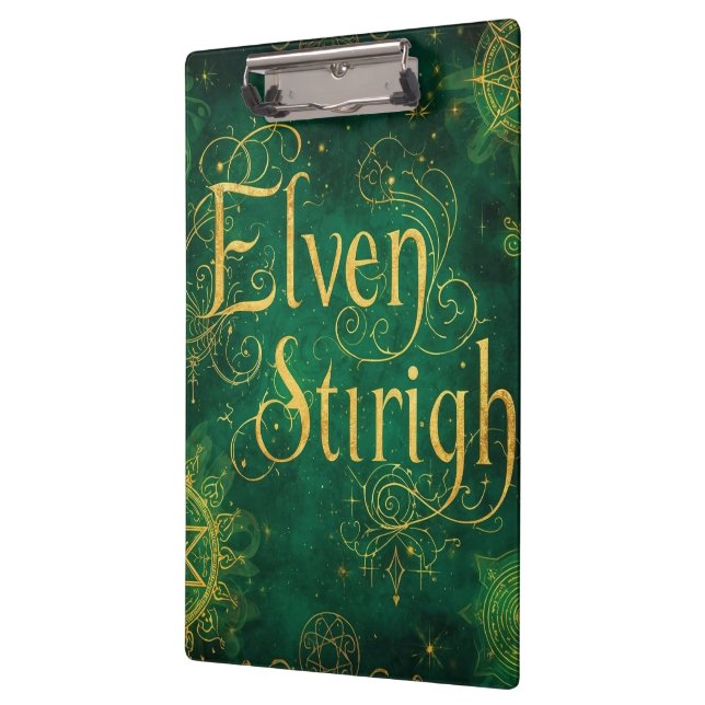 Porte-bloc Elven Stirigh – Sigils in Green (Gauche)