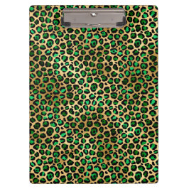 Porte-bloc Emerald et Gold Safari Series Design 8