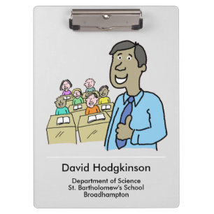 Porte-bloc Enseignant avec thème de classe