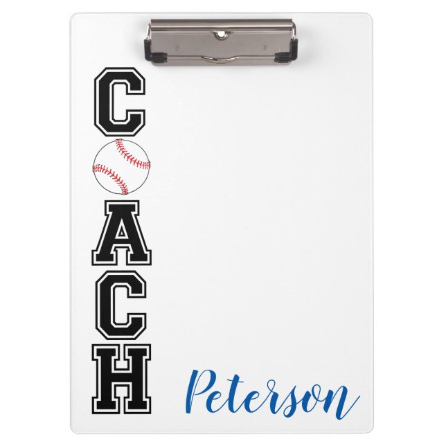 Porte-bloc entraîneur de baseball merci plateau cadeau! (Devant)