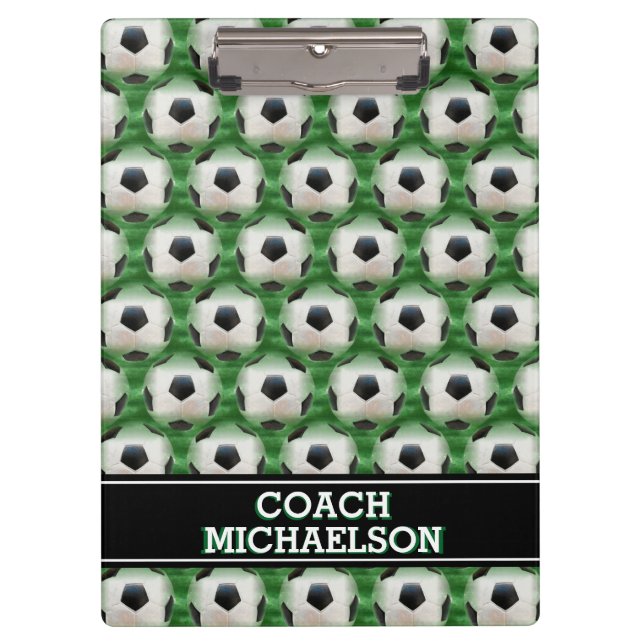 Porte-bloc Entraîneur de football, équipe ou ventilateur (Devant)