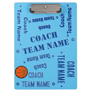 Porte-bloc Équipe d'entraîneurs de basket-ball Personnaliser 