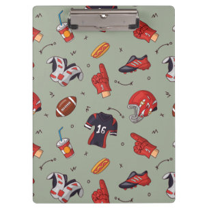 Porte-bloc Équipement sportif de football avec Motif aliment