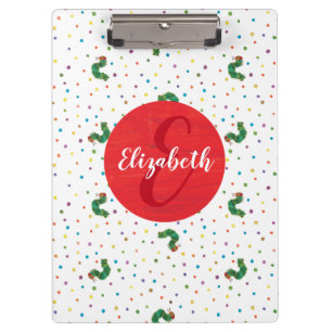 Porte-bloc Eric Carle Motif de chenille et de points
