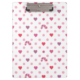 Porte-bloc Eric Carle Valentine Heart Polka Dot Motif