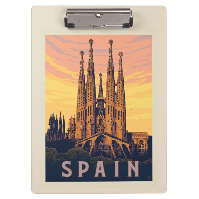 Porte-bloc Espagne | Familia Sagrada (Devant)