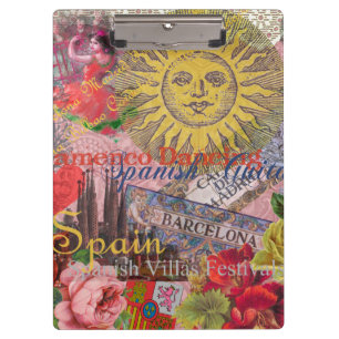 Porte-bloc Espagne Sunshine Espagnol Travel Art