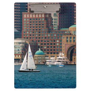 Porte-bloc États-Unis, Massachusetts. Skyline Waterfront 2 de