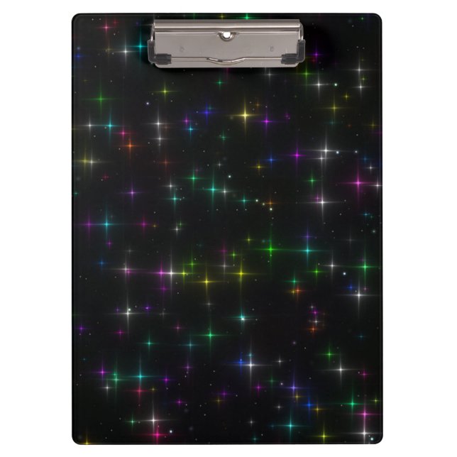 Porte-bloc Étoiles de multicolore (Devant)