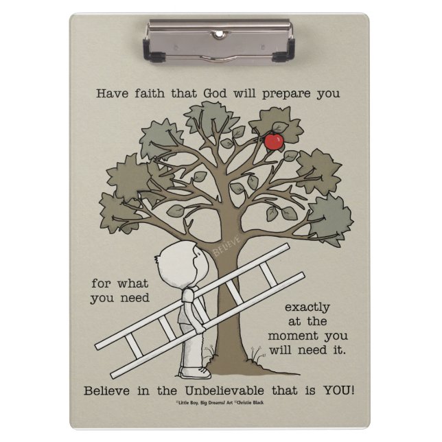 Porte-bloc Être préparé (Devant)