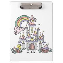 Fairytale Castle Princess Nom personnalisé