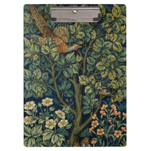 Porte-bloc Faisan d'arbre boisé William Morris