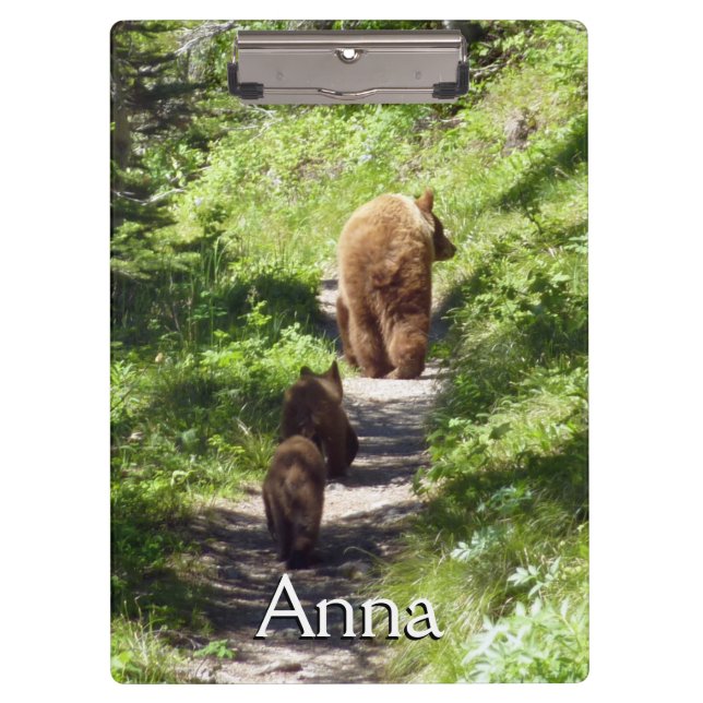 Porte-bloc Famille d'ours Brown (Devant)
