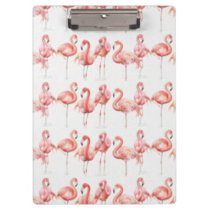 Porte-bloc Famille tropicale de   des Flamants roses