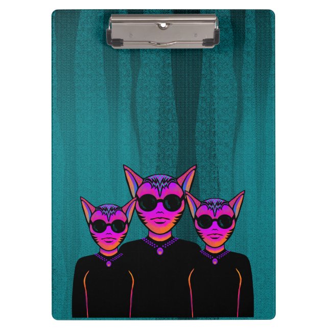 Porte-bloc Feline Character (Devant)