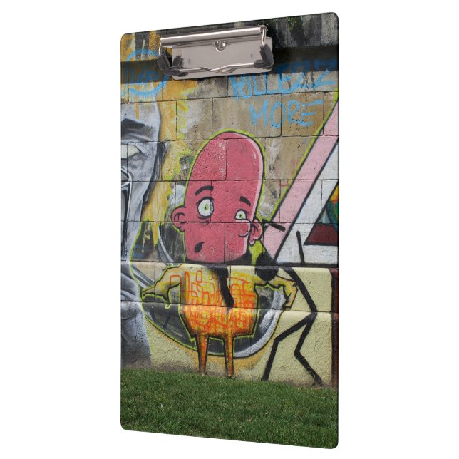 Porte-bloc Figure Rose Étrange De Fun (Gauche)