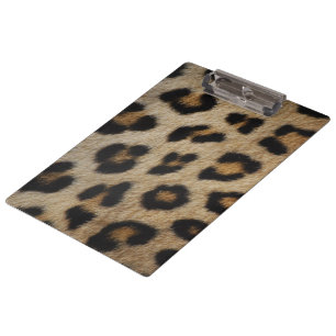 Porte-bloc Fille chic léopard fourrure poster de animal motif