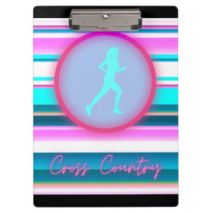 Porte-bloc Filles cross-country en bande