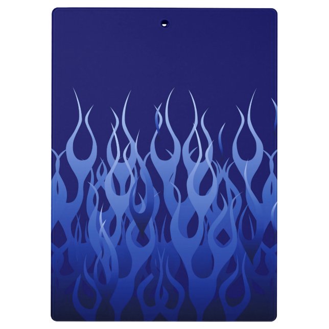 Porte-bloc Flammes cool Blue Racing (Dos)