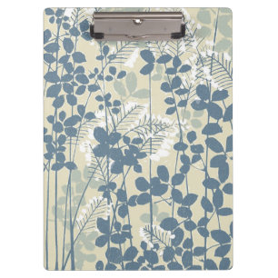 Porte-bloc Fleur de feuille bleue asiatique japonaise