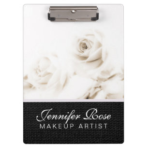 Porte-bloc Fleur de rose blanche