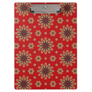 Porte-bloc Fleur Éclatante Étoile Rouge