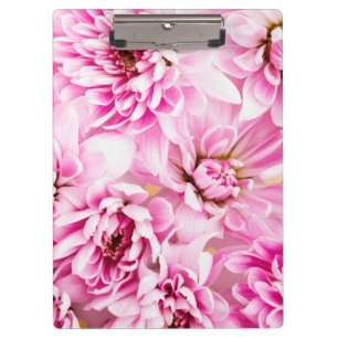 Porte-bloc Fleur rose Chrysanthemum