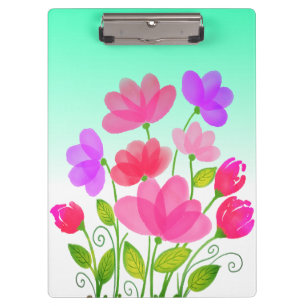 Porte-bloc Fleurs aquarelles Design-42704