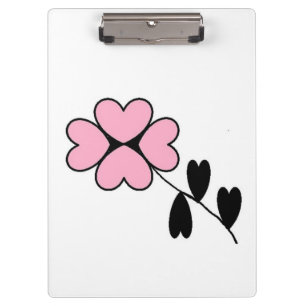 PORTE-BLOC FLEURS CARDIAQUES ROSES