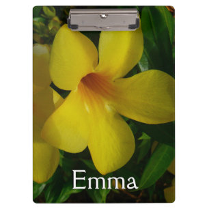 Porte-bloc Fleurs de trompette d'or II Tropical