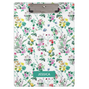 Porte-bloc Fleurs estivales personnalisées légères et jolies
