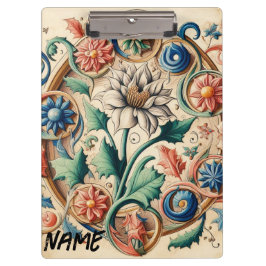 Porte-bloc Fleurs éthériques en Harmonie