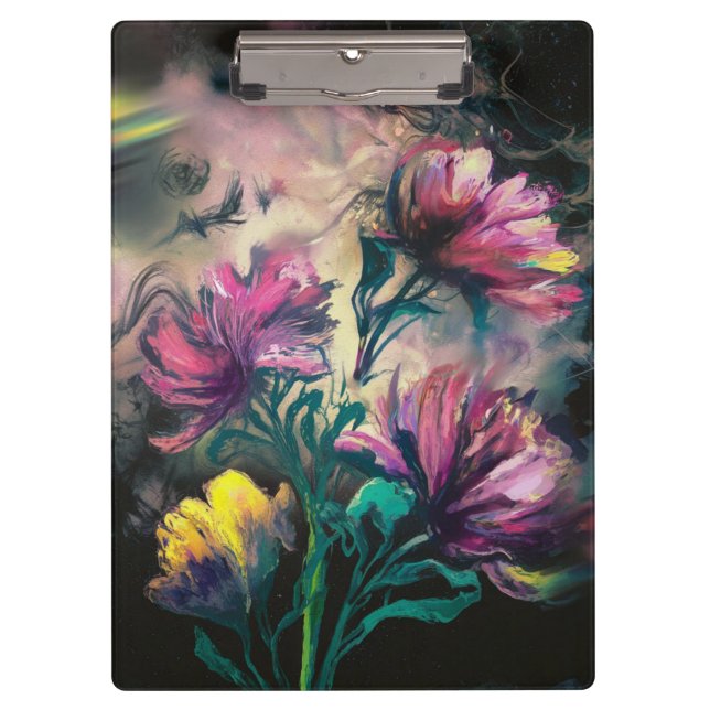 Porte-bloc Fleurs florissantes (Devant)