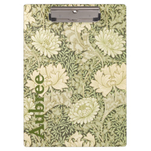 Porte-bloc Fleurs modèle WM Morris Ajouter un nom
