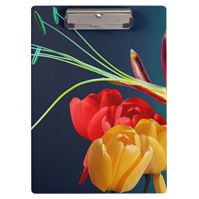 Porte-bloc Fleurs roses-17250 (Devant)