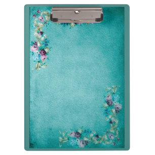 Porte-bloc Fleurs roses florales victoriennes élégantes