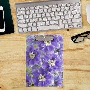 Porte-bloc Fleurs violettes de Delphinium Floral