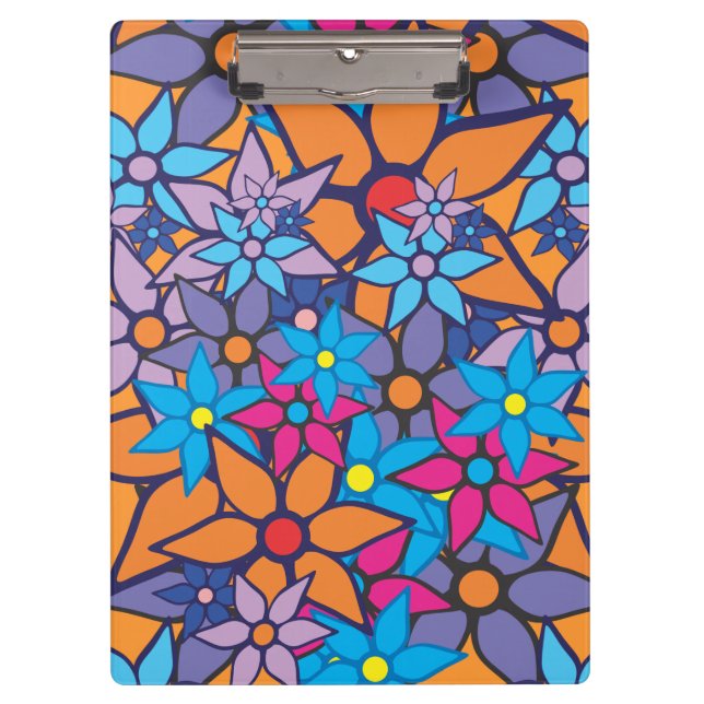 Porte-bloc Floral Pattern Pop art #5 (Devant)